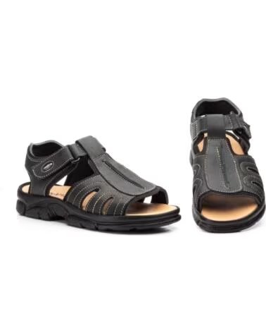 MORXIVA SANDALES BIO EN CUIR MODÈLE 7017 NOIR NEGRO