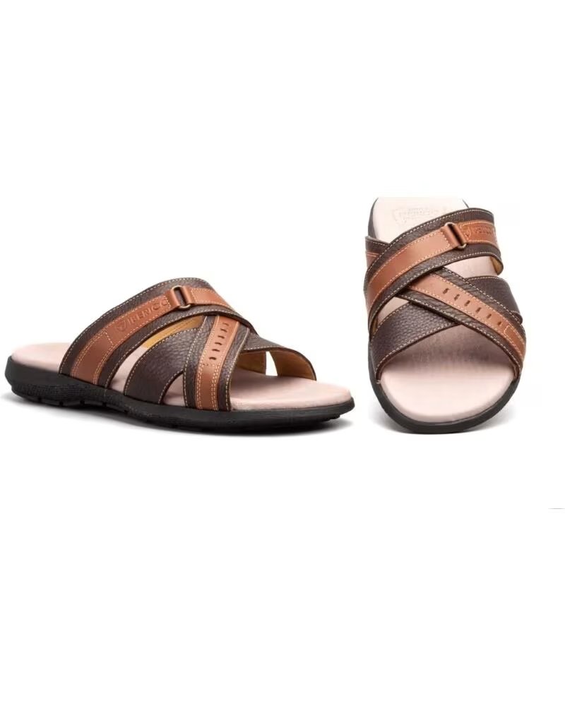 IBERICO SHOES HERREN LEDERSANDALEN MODELL IB2021 BRAUN MARRóN