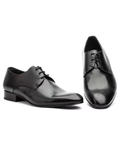 NIKKOE SAPATOS DE PELE PARA HOMEM MODELO NK3249 PRETO NEGRO