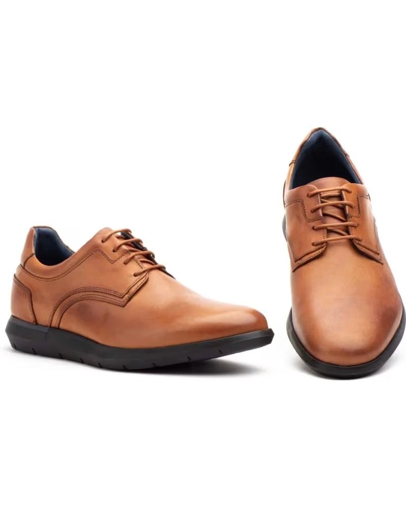 IBERICO SHOES HERREN SCHNÜRSCHUHE AUS LEDER MODELL TT231103A BRAUN MARRóN