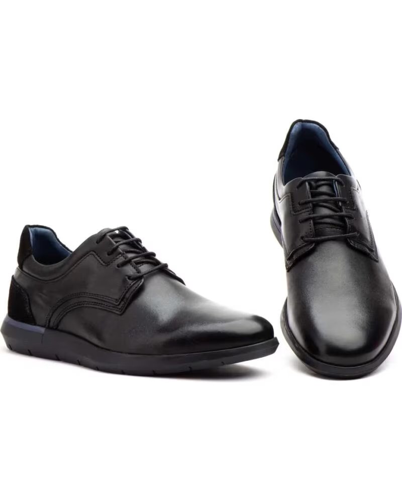HERREN-SCHNÜRSCHUHE AUS LEDER VON IBERICO SHOES MODELL TT231103B NEGRO