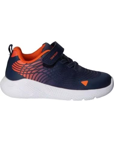 ZAPATILLAS GEOX B SPRINTYE B664UA 0119J C4002 MARINO Y NARANJA NAVY