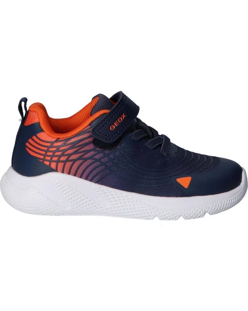 ZAPATILLAS GEOX B SPRINTYE B664UA 0119J C4002 MARINO Y NARANJA NAVY