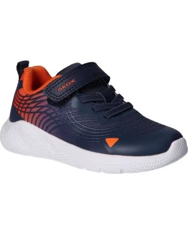 ZAPATILLAS GEOX B SPRINTYE B664UA 0119J C4002 MARINO Y NARANJA NAVY