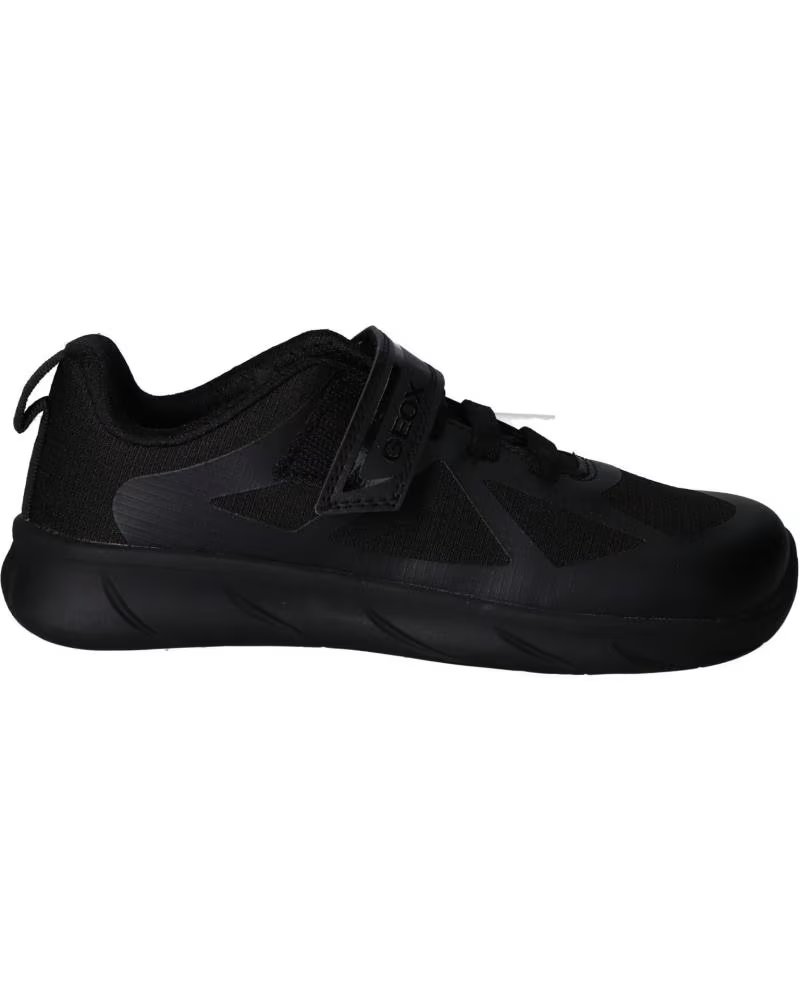 GEOX J66PDD 0FU54 J FOOT-RUN C9999 BLACK ZAPATILLAS