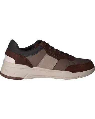 GEOX U VITTOUR HERREN SNEAKER SPORTSCHUH U66N8A 07T22 GRAU UND BRAUN VARIOS COLORES