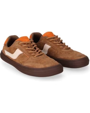 CHIKA10 BF STELLA 01S ZAPATILLAS BAREFOOT DE SERRAJE PARA MUJER CUERO-TAN