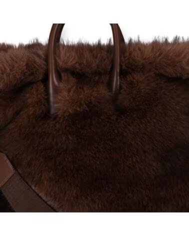 SAC À MAIN ET BANDOULIÈRE CHIKA10 PERSA MARRON MARRON-BROWN