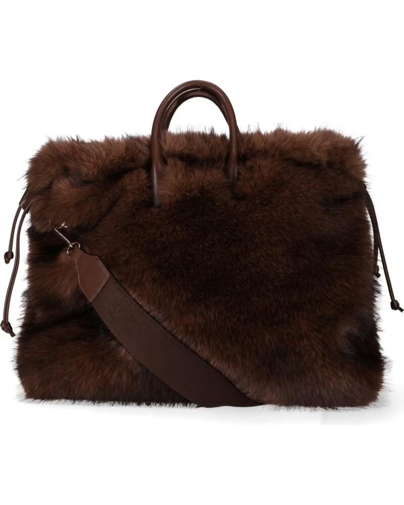 SAC À MAIN ET BANDOULIÈRE CHIKA10 PERSA MARRON MARRON-BROWN
