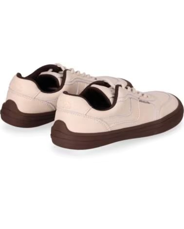 CHIKA10 BF STELLA 01 ZAPATILLAS BAREFOOT DE PIEL BEIG-BEIGE