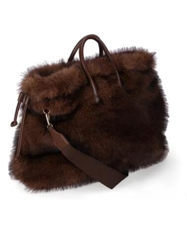 SAC À MAIN ET BANDOULIÈRE CHIKA10 PERSA MARRON MARRON-BROWN