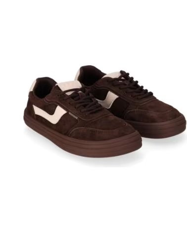 CHIKA10 BF STELLA 01S SNEAKERS BAREFOOT IN PELLE SCAMOSCIATA MARRON-BROWN