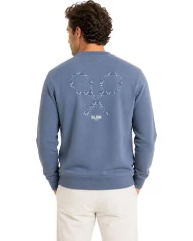 SILBON Sudaderas en color azul AZUL