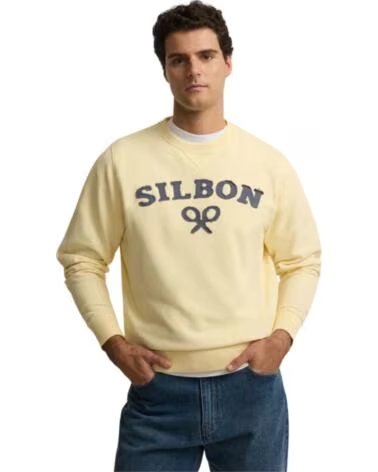 SILBON Sudaderas en color amarillo AMARILLO
