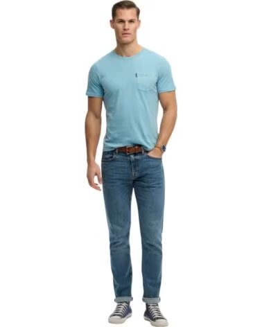 SUPERDRY Camiseta De Manga Corta M1012206A-Wty en azul para hombre AZUL