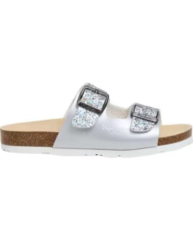 PEPE JEANS Sandalias Sandalias Oban Stars Gris Plateado Junior en plateado para unisex JUNIOR