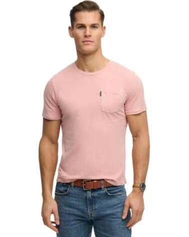 SUPERDRY KURZARM-T-SHIRT ROSA