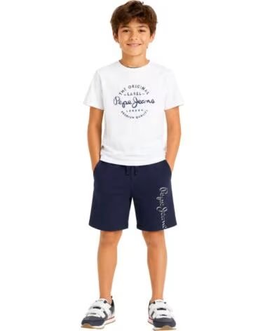 PEPE JEANS Camiseta De Manga Corta Pb5000104-800 en blanco para ninos BLANCO