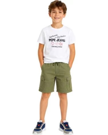 PEPE JEANS KURZARM-T-SHIRT MIT PRINT WEISS BLANCO