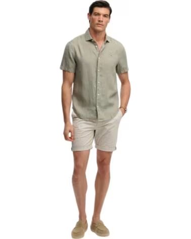 SUPERDRY KURZARMHEMD FÜR HERREN VERDE