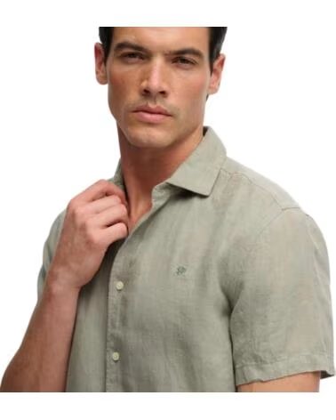 SUPERDRY KURZARMHEMD FÜR HERREN VERDE