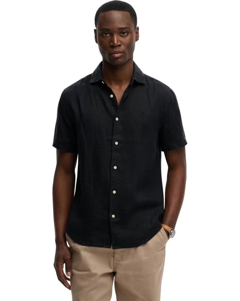 SUPERDRY CHEMISE MANCHES COURTES HOMME AZUL