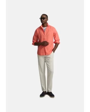 SILBON Camisas Hombre en color coral CORAL