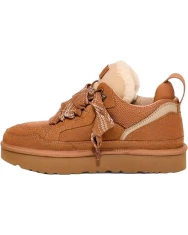 UGG Sneakers Mujer W Lowmel Cuero MARRóN