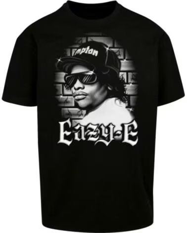 MISTER TEE T-SHIRT EAZY-E OVERSIZED NEGRO