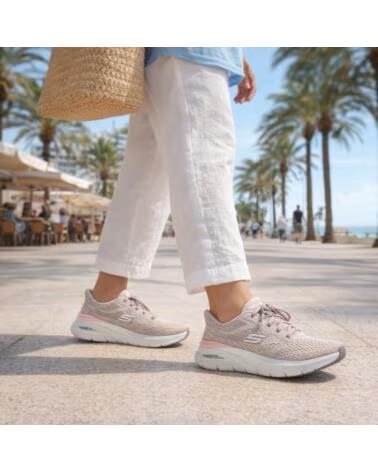 SKECHERS ARCH FIT 30 ZAPATILLAS DEPORTIVAS BEIGE MUJER BEIG