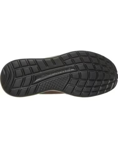 SKECHERS STERLING HANSEL SCARPE CASUAL MARRONE GRIGIO GRIS