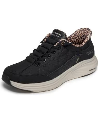 SKECHERS CONTOUR FOAM LEOPARD DREAM PRETO NEGRO