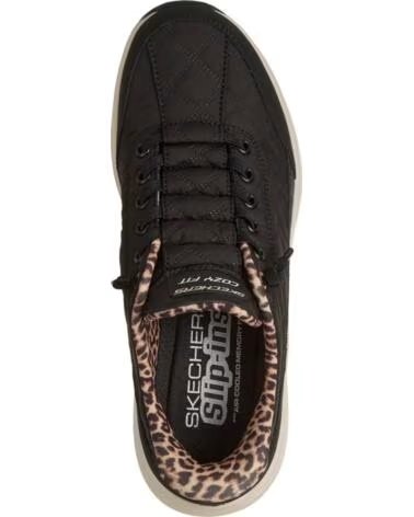 SKECHERS CONTOUR FOAM LEOPARD DREAM PRETO NEGRO