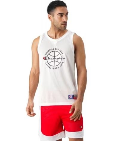 CHAMPION Camiseta blanca tirantes sleeveless hooded tee BLANCO