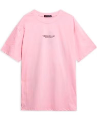 CAMISETA OVER STREET AREA ZERO TIMELESS BEAR OVERSIZED ROSA