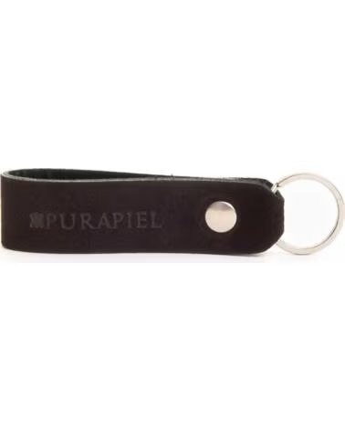 PURAPIEL MIKEY LEDER-SCHLÜSSELANHÄNGER BRAUN BROWN
