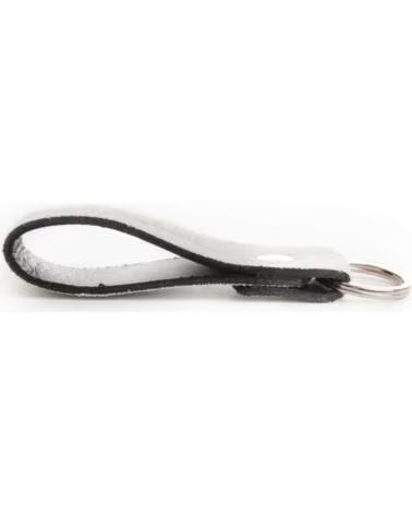 PORTE-CLÉS EN CUIR PURAPIEL MIKEY BLANC WHITE