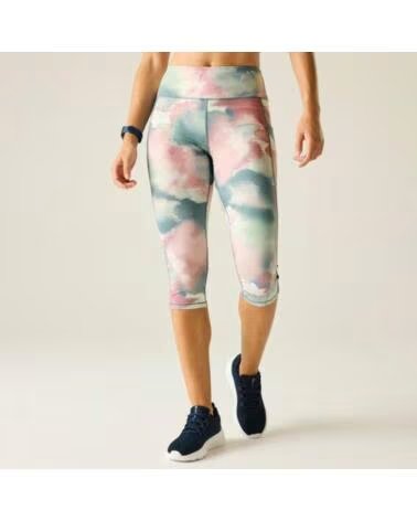 REGATTA LEGGINGS DAR2B INFLUENTIA MARBE PRINT 3-4 DWJ614-ZVG MULTICOLOR