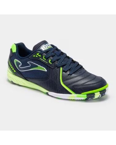 JOMA DRIBLING 2303 ZAPATILLAS DE FÚTBOL SALA MARINO Y LIMA NEGRO