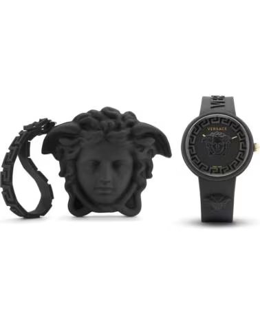 RELOJ VERSACE MEDUSA POP 3H Ø 39 MM NEGRO SILICONA VE6G00223