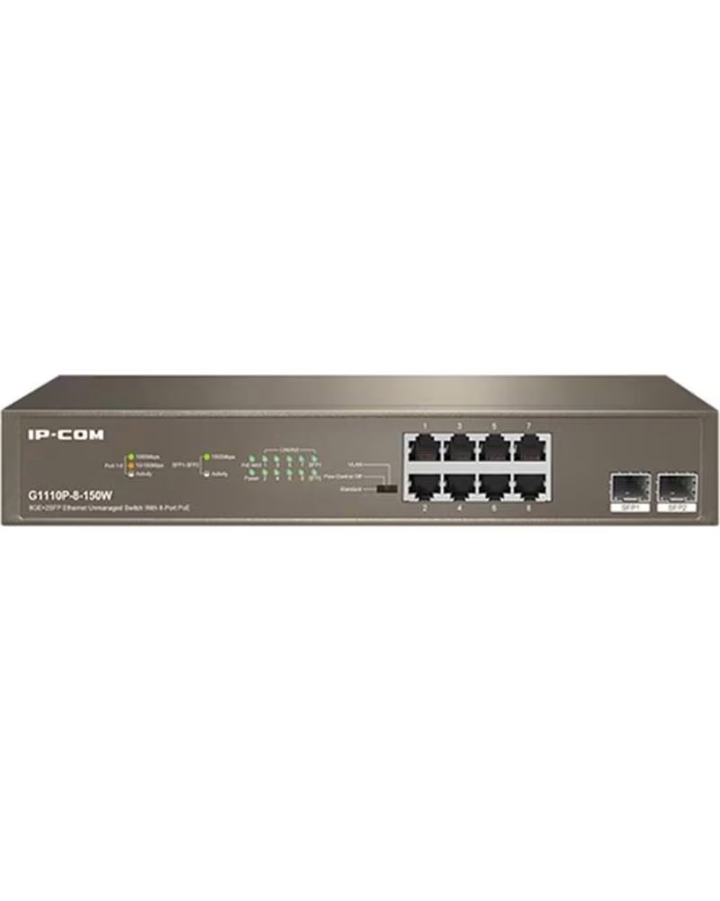 IP-COM Switch ip - com g1110p - 8 - 150w 10 puertos