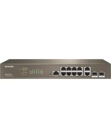 IP-COM Switch 12 puertos ipcom teg5312f 10 puertos gigabit ethetnet 2 puertos sfp gestionable l3