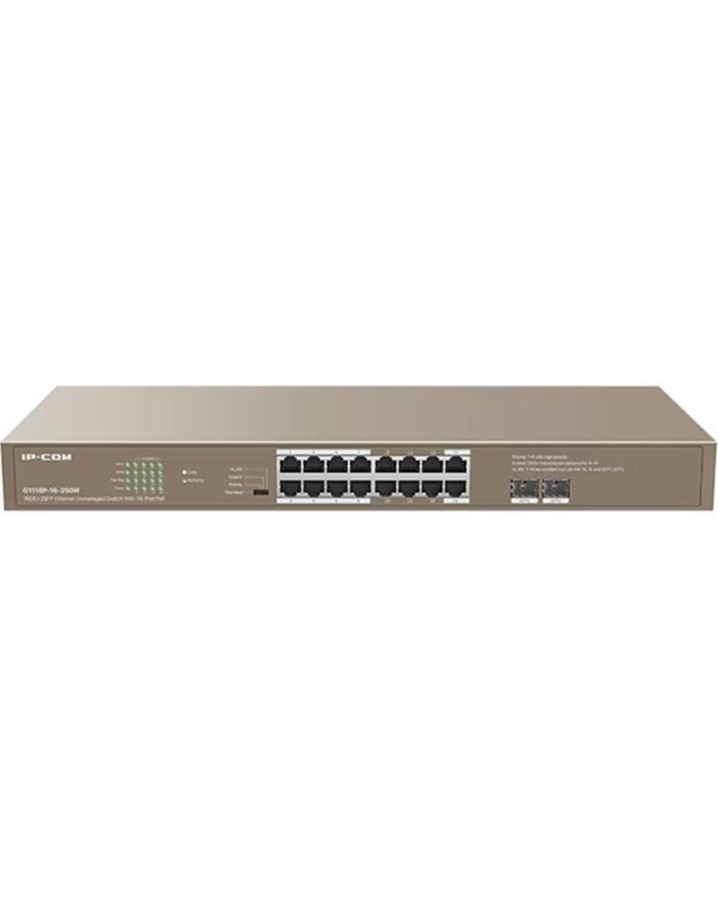 IP-COM Switch 18 puertos tenda 16 puertos gigabit ethernet 2 puertos sfp