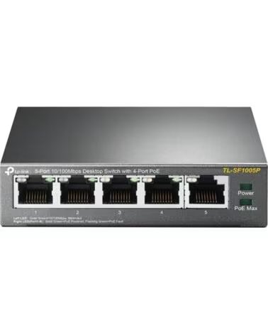 TP-LINK Switch 5 puertos tp - link tl - sf1005p 10 - 100 4 puertos poe