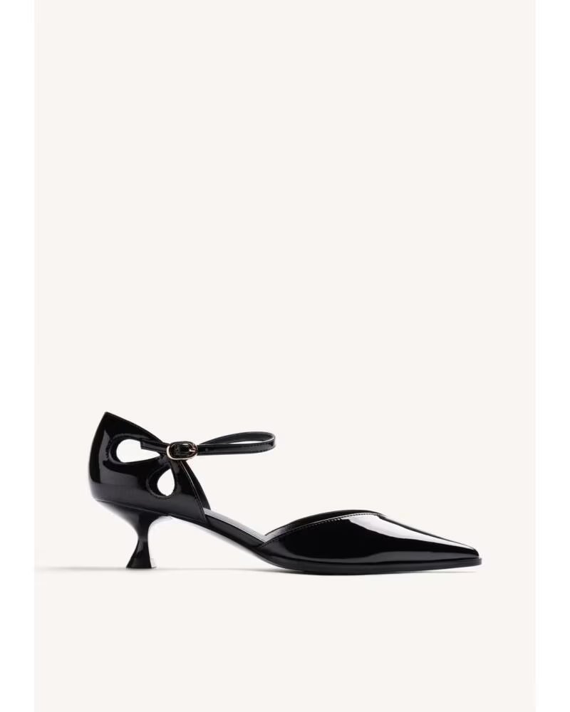 GIOSEPPO ZAPATO DE TACÓN EN CHAROL MODELO 80803 NEGRO