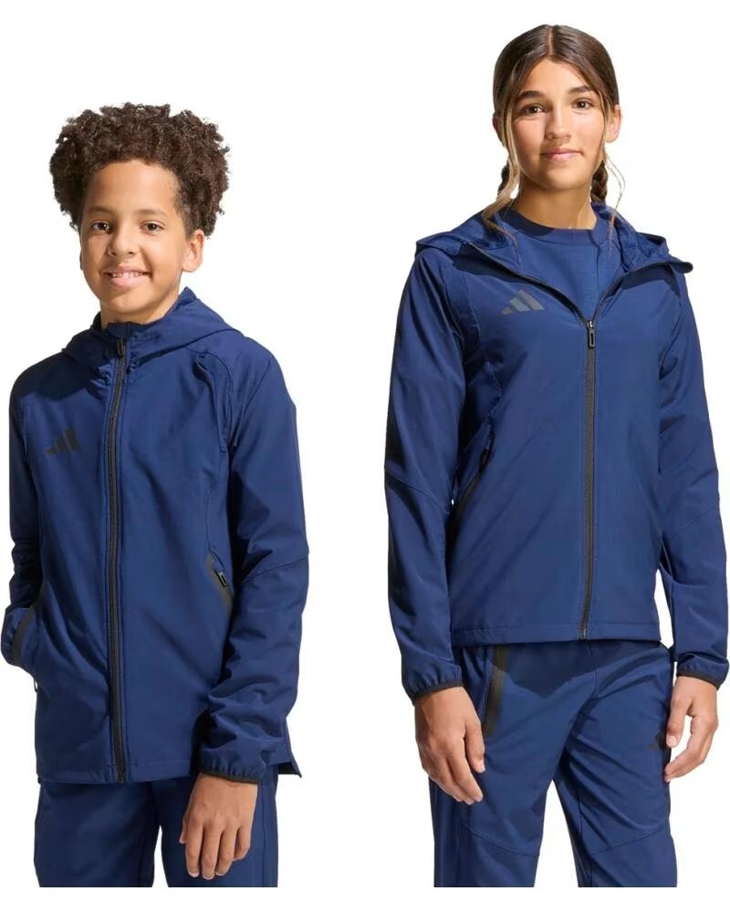 ADIDAS CHAQUETA CON CAPUCHA INFANTIL AZUL