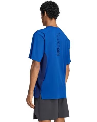 ADIDAS T-SHIRT MANCHES COURTES HOMME BLEU AZUL