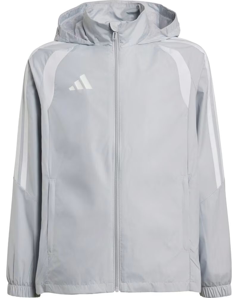 ADIDAS GIACCA CON CAPPUCCIO BAMBINO GRIGIO GRIS
