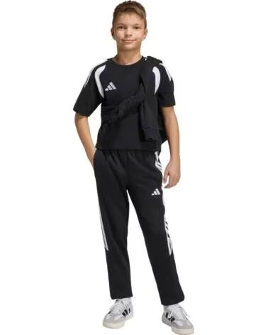ADIDAS T-SHIRT MANICA CORTA BAMBINO NEGRO