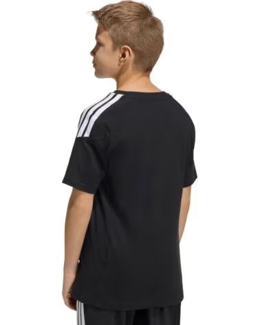 ADIDAS T-SHIRT MANICA CORTA BAMBINO NEGRO